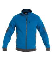 Velox sweater azuurblauw/antracietgrijs